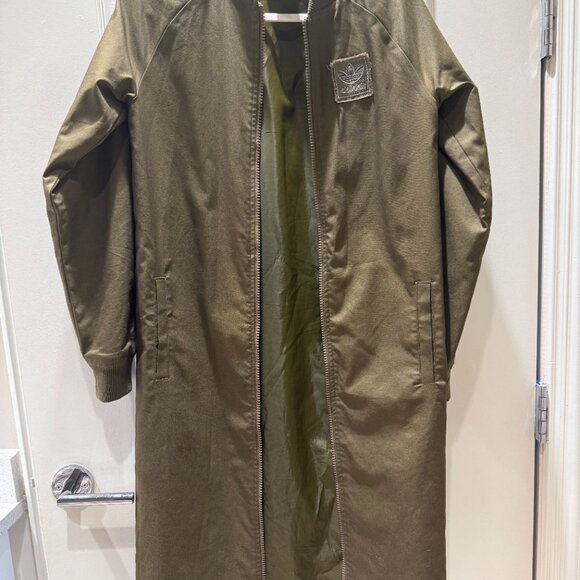 Adidas 2XS Green Maxi Jacket - Picture 7 of 9
